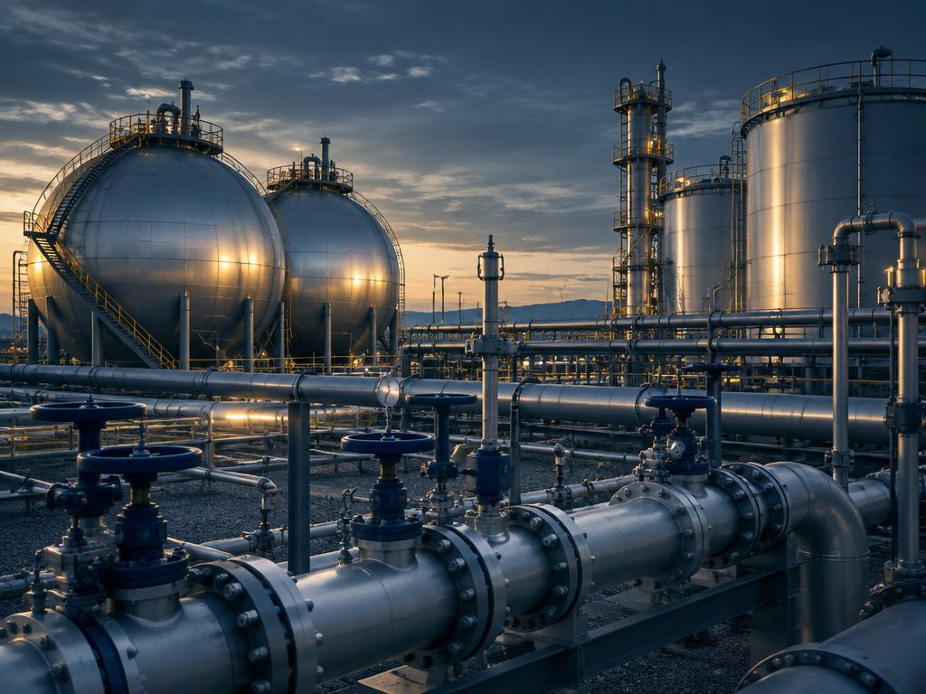 Natural gas and LPG processing terminal